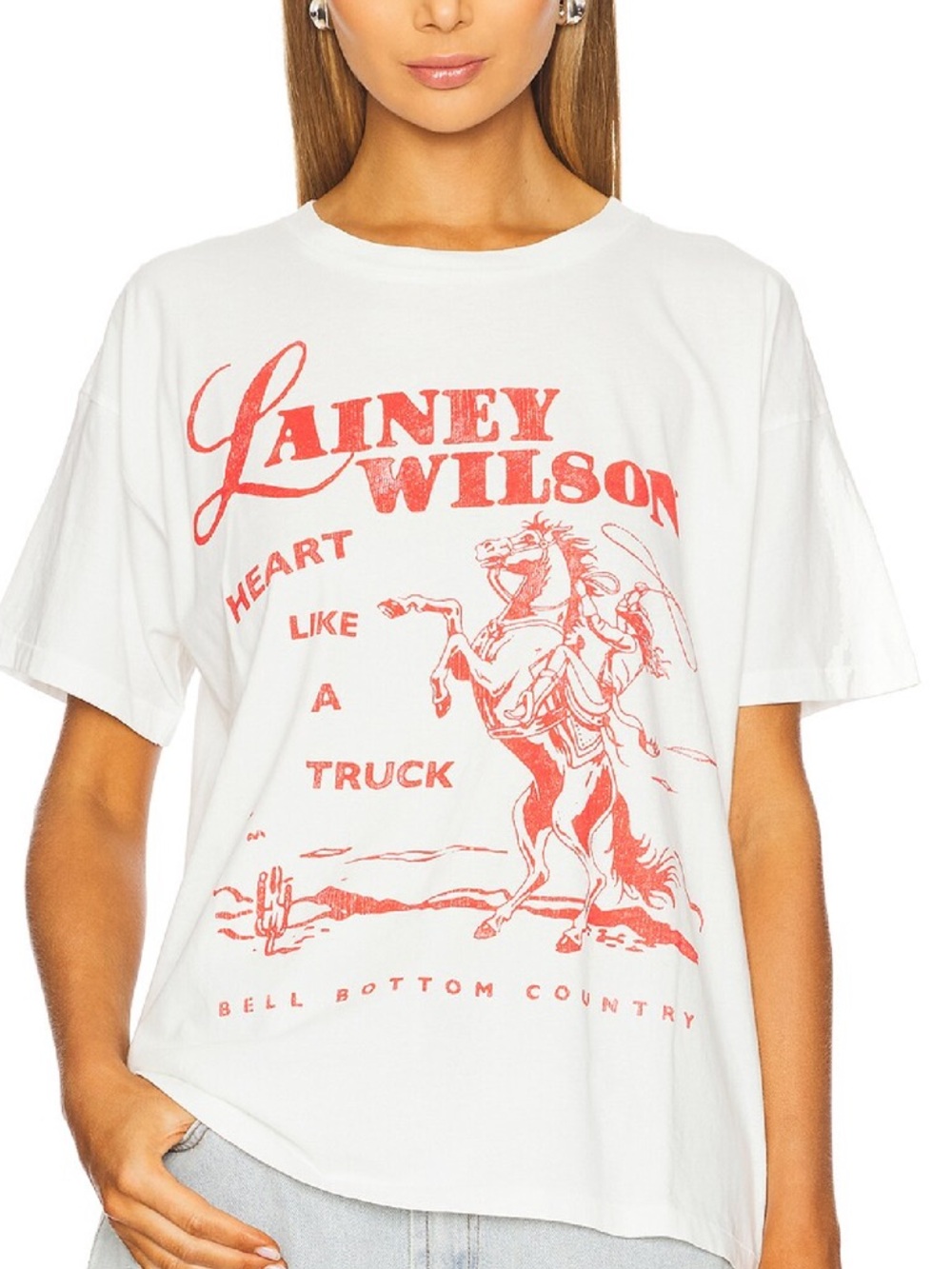 Daydreamer Lainey Wilson Bell Bottom Country Merch Tee S